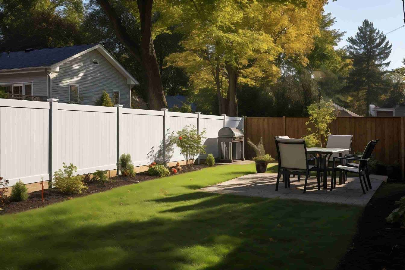 Fence to divide yard from neighbor